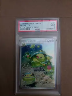Pokemon 2024 TEF En-Temporal Forces #171 Reuniclus Illustration PSA 9 - Image 1