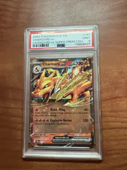2024 POKEMON SVP EN-SV BLACK STAR PROMO #161 CHARIZARD EX PSA 9 - Image 1