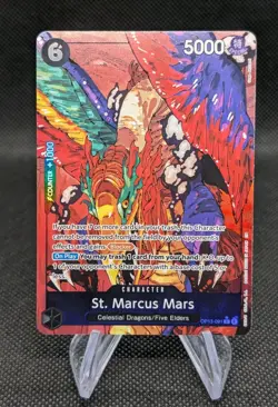 One Piece TCG St. Marcus Mars OP13-091 Alternate Art Alt English NM/M+ - Image 1