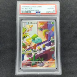 Bulbasaur - 143/142 - Illustration Rare - Stellar Crown - Pokemon Card - PSA 10 - Image 1