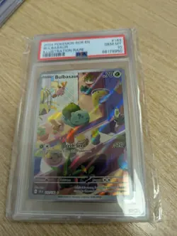 Pokemon TCG Bulbasaur 143/142 Stellar Crown Illustration Rare Card - PSA 10 - Image 1