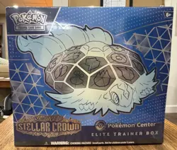 Stellar Crown Pokemon Center Exclusive Elite Trainer Box ETB TCG Factory Sealed - Image 1