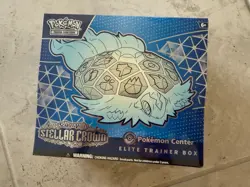 Stellar Crown Pokemon Center Exclusive Elite Trainer Box ETB TCG Factory Sealed - Image 1