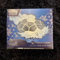 Stellar Crown Pokemon Center Exclusive Elite Trainer Box ETB TCG Factory Sealed - Image 1