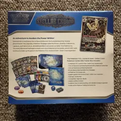 Stellar Crown Pokemon Center Exclusive Elite Trainer Box ETB TCG Factory Sealed - Image 2
