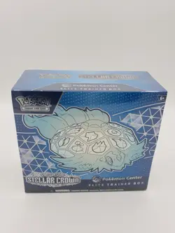 Stellar Crown Pokemon Center Exclusive Elite Trainer Box ETB TCG Factory Sealed - Image 1