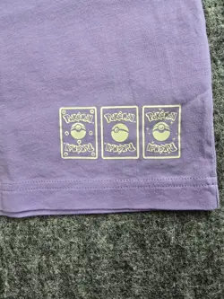 Uniqlo UT Pokemon Card Slowpoke 90s T Shirt Size L Anime Manga Retro Pikachu - Image 3