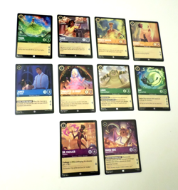Disney Lorcana Theme Lot - Princess And The Frog Theme Lot Of 10 Cards - Image 1