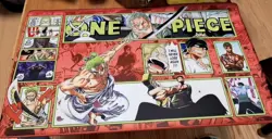 NEW Roronoa Zoro One Piece Playmat With Zones OPCG TCG Card Game Play Mat HOOOOT - Image 1