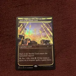 MTG Hall of the Bandit Lord Neon Yellow, Secret Lair Drop Series, NM Foil Card - Image 1