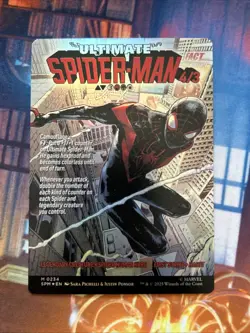 Miles Morales (0234) (Borderless) Marvel's Spider-Man Foil NM-M Unplayed 0234 - Image 2