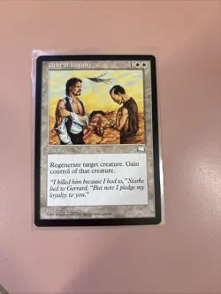 Debt of Loyalty NM-LP Weatherlight Regular MTG - Image 1