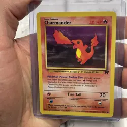 Charmander 50/82 Team Rocket 1999 Pokemon Card NM/MT Common Vintage Pokemon WOTC - Image 1