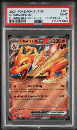 2024 Pokemon SVP EN Charizard ex Super Premium Collection #161 PSA 9 - Image 1