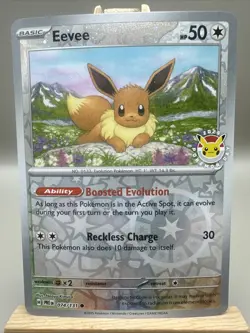 Eevee - (Pokemon Day 2025) (Reverse Cosmos Holo) Promo 74/131 Pokemon TCG - Image 1