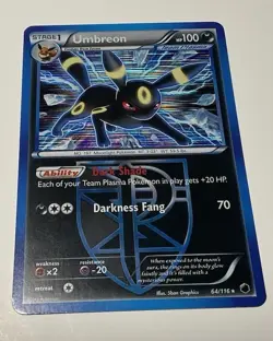 Umbreon (Team Plasma) 64/116 Plasma Freeze Holo Pokemon TCG NM - Image 1
