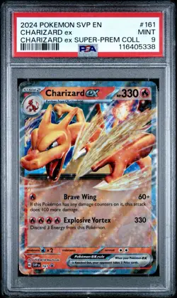 2024 POKEMON SVP EN-SV BLACK STAR PROMO #161 CHARIZARD EX PSA 9 - Image 1