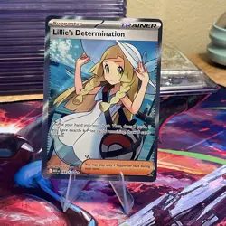 Lillie's Determination 169/132 Me01: Mega Evolution Holo Pokemon - Image 1