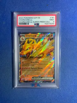 2024 POKEMON SVP EN-SV BLACK STAR PROMO #161 CHARIZARD EX PSA 9 - Image 1
