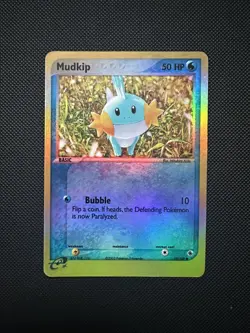 Pokemon Mudkip 59/109 - Ruby & Sapphire 2003 - Reverse-Holo - LP- - Image 1