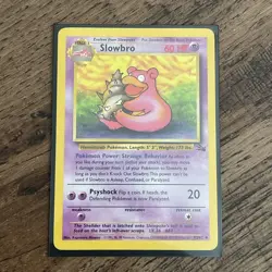 Pokemon TCG Slowbro Fossil 43/62 Regular 1999-2000 Wizards Base Set - Image 1