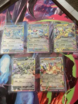Pokemon TCG Prismatic Evolutions Eeveelution 5 Card Lot - Image 1