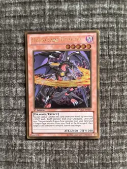Yugioh Darkflare Dragon Gold Rare PGLD-EN040 1st Edition VLP - Image 1