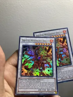 x2 Yugioh MP Odd-Eyes Meteorburst Dragon SDMP-EN041 Ultra Rare 1st Edition LP+ - Image 1