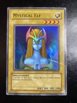 MYSTICAL ELF - LOB-062 - Super Rare - (DMG) - Image 1