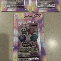 Yu-Gi-Oh! TCG Brothers Of Legend 3x Pack Blister Lot New Sealed Yugioh Konami - Image 3