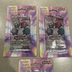 Yu-Gi-Oh! TCG Brothers Of Legend 3x Pack Blister Lot New Sealed Yugioh Konami - Image 4