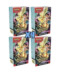 4x Pokemon TCG: Mega Evolution Ascended Heroes Booster Bundle Pokemon x4 Presale - Image 1