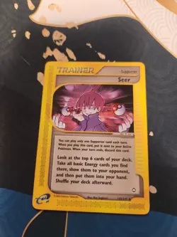 Seer 133/147 Aquapolis Pokemon Trading Card Game - Image 1