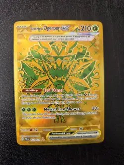 Teal Mask Ogerpon EX 177/131 Hyper Rare Prismatic Evolutions Pokemon Card - NM - Image 1