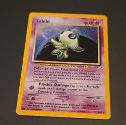 Celebi - 3/64 - Pokemon Neo Revelation Unlimited Holo Rare Card WOTC Near Mint - Image 1