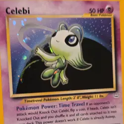 Celebi - 3/64 - Pokemon Neo Revelation Unlimited Holo Rare Card WOTC Near Mint - Image 5