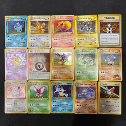 Pokemon Japanese Vintage Holo Lot 100 Card Old Back Gyarados Tyranitar LP-HP - Image 4