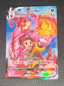 Single Strike Urshifu Vmax TG19/TG30 - Brilliant Stars Pokemon Card - NM - Image 1