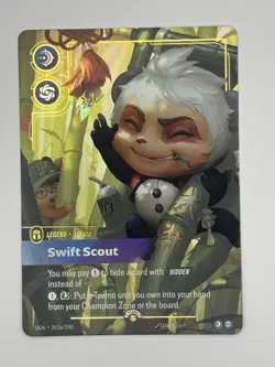 Teemo Swift Scout 263a/298 - Riftbound Alternate Art Promo Card - Image 3