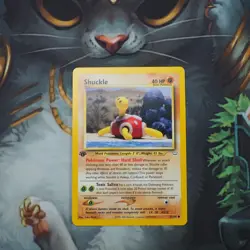 Shuckle 1st Edition First Pokemon Neo Revelation Played Single Card TCG WOTC - Image 1