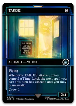 TARDIS (Showcase) #551 (Foil) (NM) Doctor Who WHO Magic MTG - Image 1