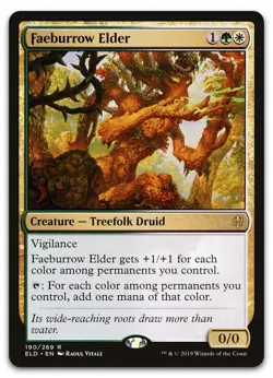 Faeburrow Elder #190 (NM) Throne of Eldraine ELD Magic MTG - Image 1