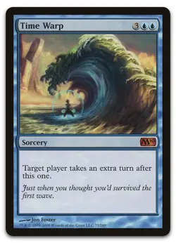 Time Warp #75 (NM) Magic 2010 M10 Magic MTG - Image 1