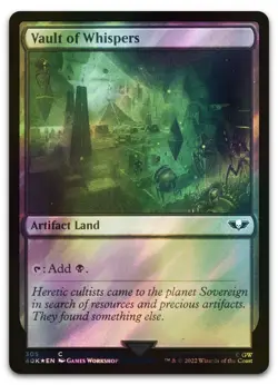 Vault of Whispers (Surge Foil) #305 (NM) Warhammer 40,000 40K Magic MTG - Image 1