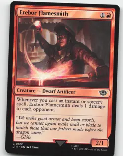 Erebor Flamesmith #122 Magic_the_gathering The Lord of the Rings Near Mint - Image 1