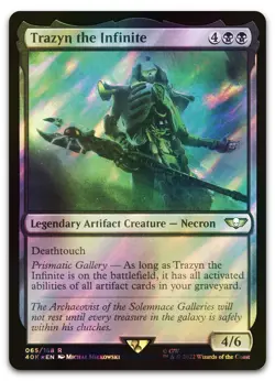 Trazyn the Infinite (Surge Foil) #65 (NM) Warhammer 40,000 40K Magic MTG - Image 1