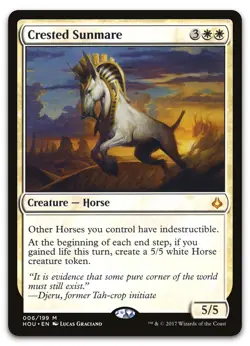 Crested Sunmare #6 (NM) Hour of Devastation HOU Magic MTG - Image 1
