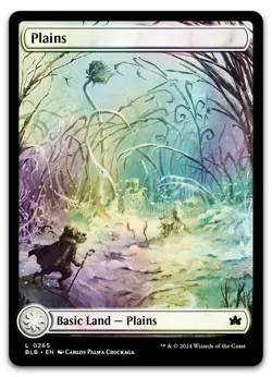 Plains (0265) #265 (Foil) (NM) Bloomburrow BLB Magic MTG - Image 1