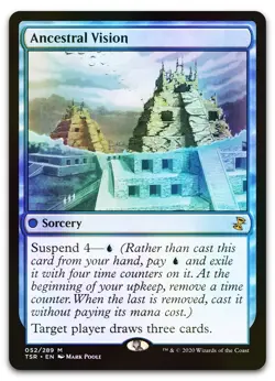 Ancestral Vision #52 (Foil) (NM) Time Spiral Remastered TSR Magic MTG - Image 1