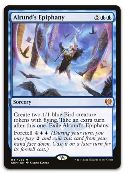Alrund's Epiphany #41 (NM) Kaldheim KHM Magic MTG - Image 1